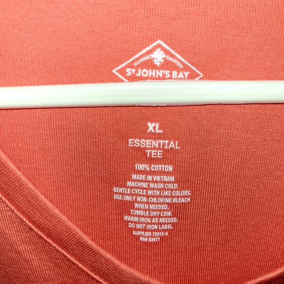 St. Johns Bay XL Peach Top - Picture 3 of 3